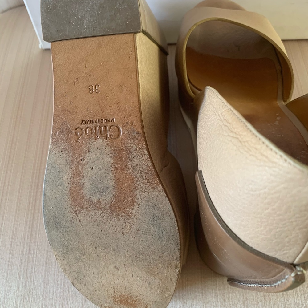 Chloe Platform Open Toe Wedge - image 4